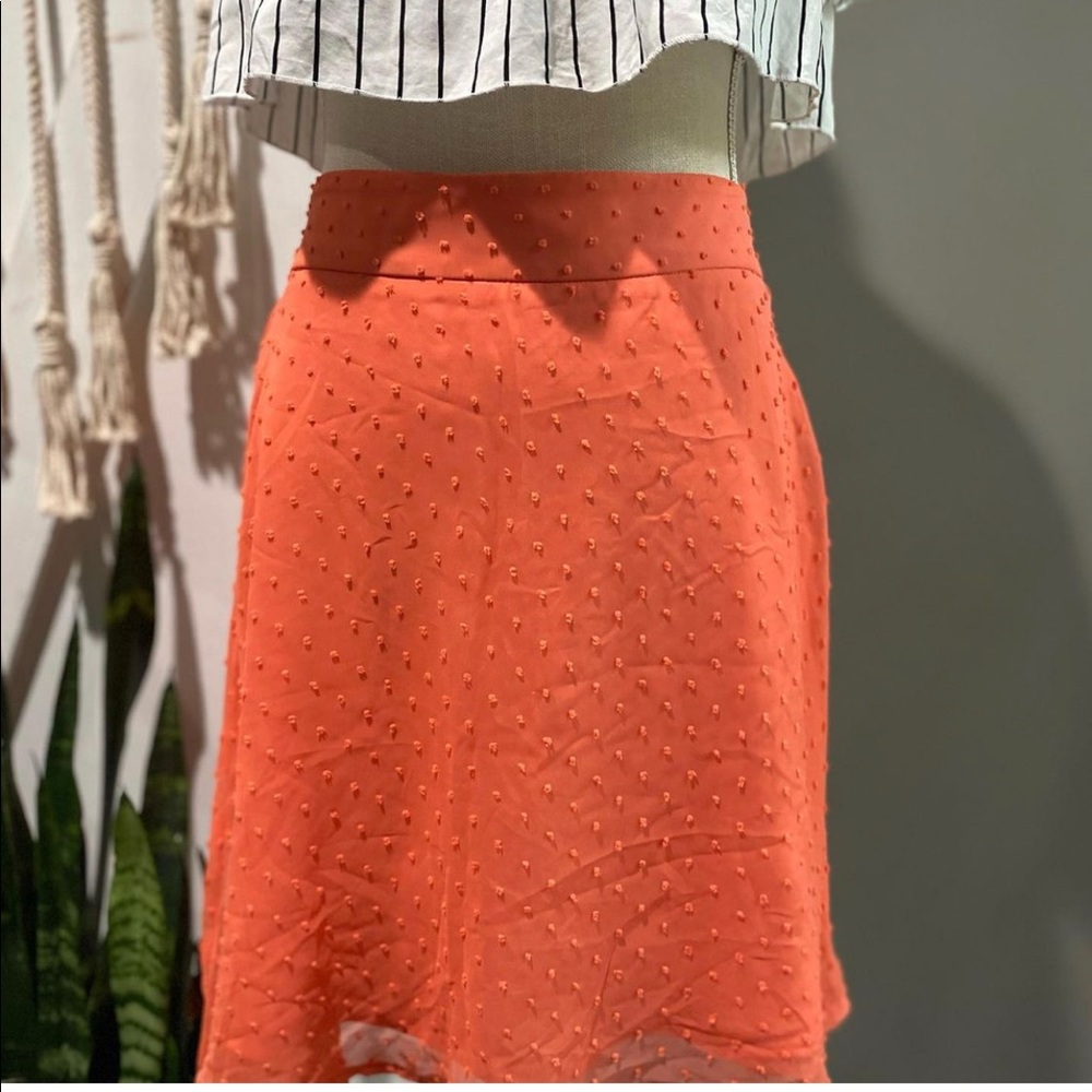 Maurices peach skirt